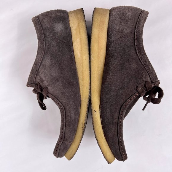New Republic Brown Suede Lace Up Moc Toe Crepe Sole Mens Chukka Boots 9.5 42.5 main image 2